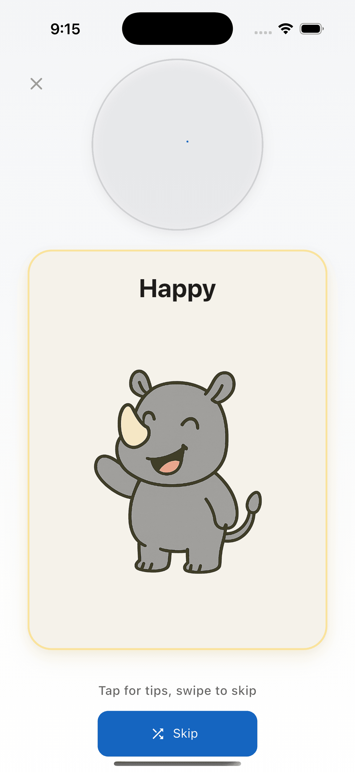 Emotion Cards Interface